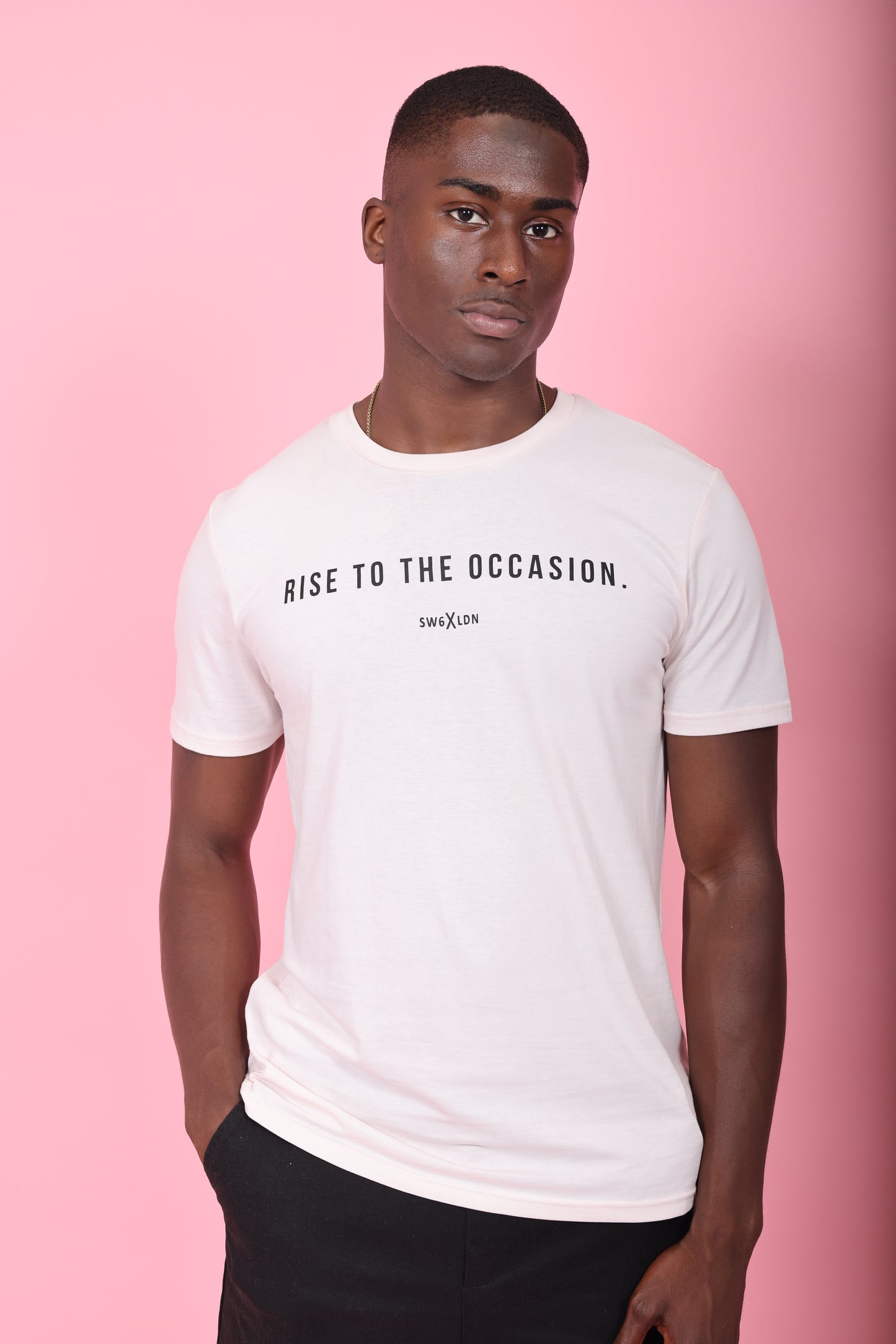 Rise to the Occasion T-shirt 'Pink'
