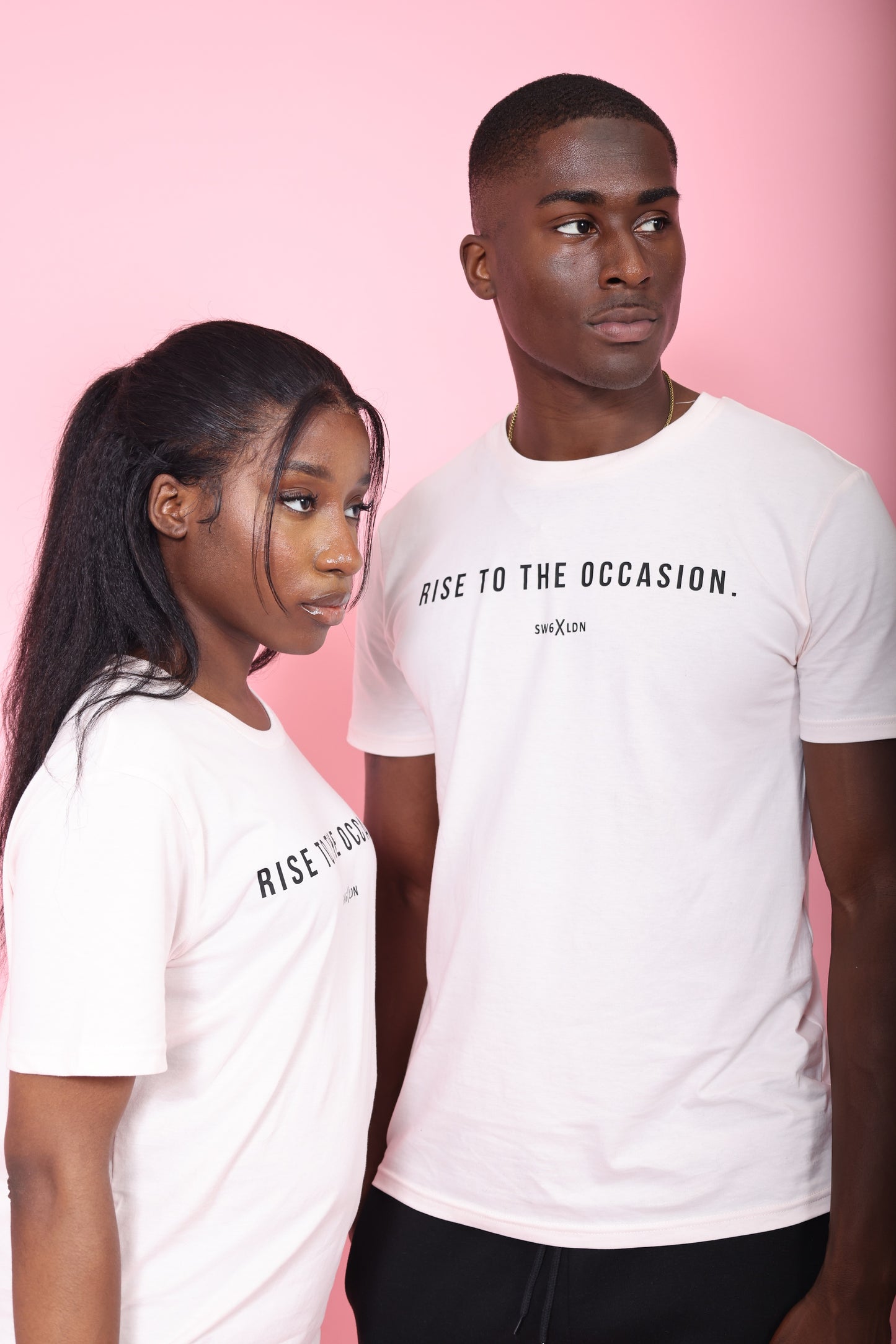 Rise to the Occasion T-shirt 'Pink'
